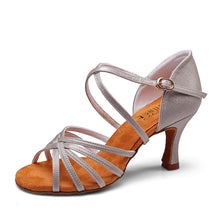Load image into Gallery viewer, Women's Professional Latin Dance Heels - Ballroom Salsa Cha-Cha Performance Shoes