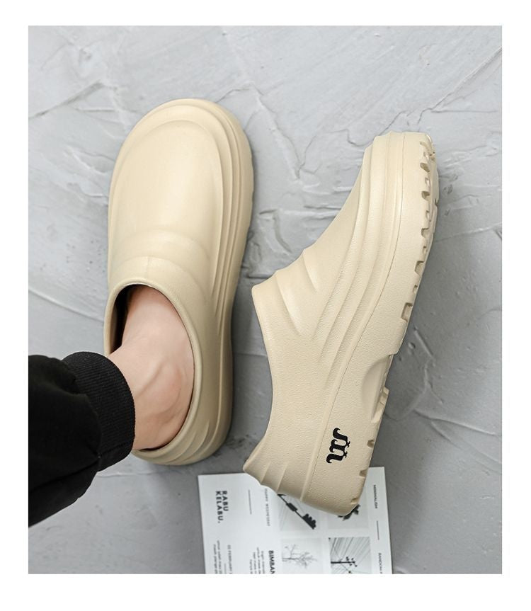 Professional Non-Slip Chef & Medical Work Shoes for Men - Waterproof EVA Comfort Footwear