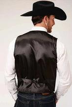 Load image into Gallery viewer, Roper Classic Suede Leather (Black) - Men's Vest