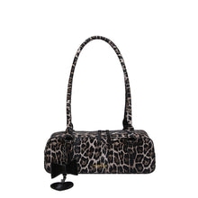 Load image into Gallery viewer, Leopard Print Tote Bag – Retro European Style Handbag | Black, Brown &amp; Yellow