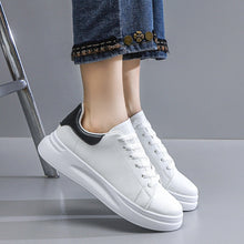 Load image into Gallery viewer, Women's Platform Sports Casual Sneakers - Lace-Up Athletic Fashion Shoes