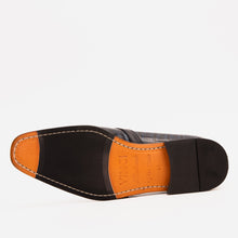 Load image into Gallery viewer, The Strat Single Monk Strap Cap Toe Navy Leather Handmade Men Shoe