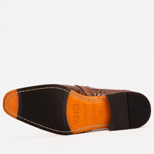 Load image into Gallery viewer, The Strat Single Monk Strap Cap Toe Brown Leather Handmade Men Shoe