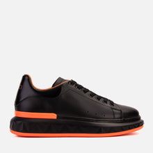Load image into Gallery viewer, The Linq  Black &amp; Orange Leather Men Sneaker