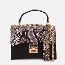 Load image into Gallery viewer, The Venezia Black Leather Handbag