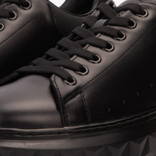 Load image into Gallery viewer, The Linq Black Leather Men Sneaker
