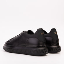 Load image into Gallery viewer, The Linq Black Leather Men Sneaker