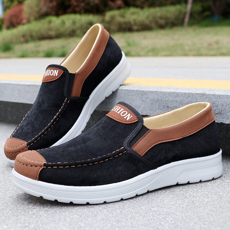 Men's Breathable Slip-On Canvas Shoes