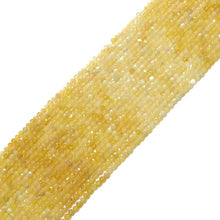 Load image into Gallery viewer, Genuine Yellow Opal Round Faceted Beads, 3mm, Sku#U1504