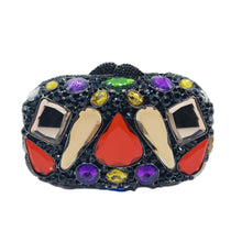 Load image into Gallery viewer, Diamond-Encrusted Evening Clutch Bag - Luxury Crystal Glass Drop Handbag for Women
