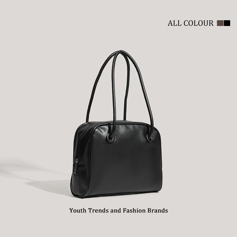 Women's PU Leather Crossbody Handbag - Versatile Chic Underarm Bag
