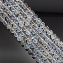 Load image into Gallery viewer, Genuine White Topaz Round Smooth Beads, Sku#U1640