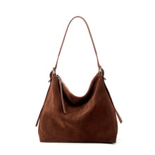 Load image into Gallery viewer, Women's Genuine Leather Underarm Tote Bag – Retro Dumpling Style Shoulder Bag | Sarah Express