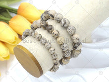 Load image into Gallery viewer, Light Yellow Jasper Stretchy Bracelet, EF82