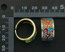 Load image into Gallery viewer, Enamel Band Adjustable Ring, Sku#X307