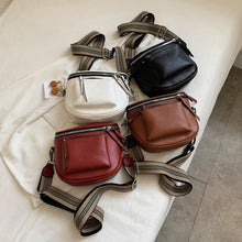 Load image into Gallery viewer, Soft PU Leather Saddle Crossbody Bag