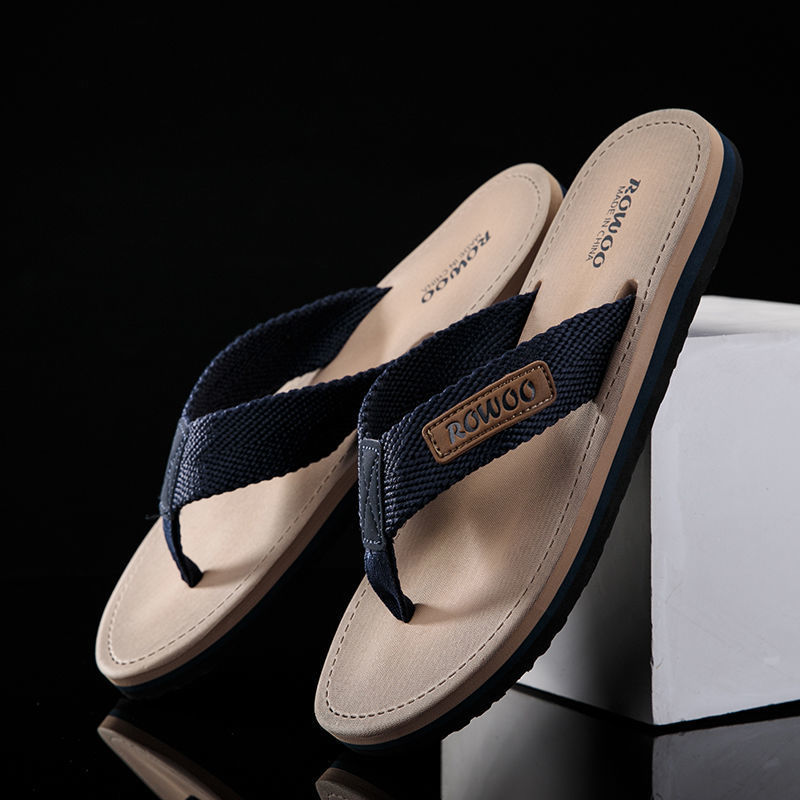 Men's Non-Slip Beach Sandals - Thick Sole Comfort Slides for Outdoor Wear