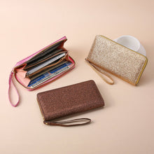 Load image into Gallery viewer, Women's Sequin Clutch Bag – PU Leather Evening Purse with Chain Strap