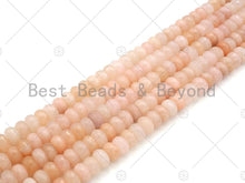 Load image into Gallery viewer, High Quality Genuine Pink Aventurine Faceted Rondelle Beads, 6x10mm Natural Beads, 15.5'' Full Strand, Sku#U1152
