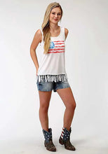 Load image into Gallery viewer, Roper Americana (White) - Women's Tank Top