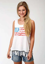 Load image into Gallery viewer, Roper Americana (White) - Women's Tank Top
