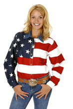 Load image into Gallery viewer, Roper American Flag Button Long Sleeve - Women's Shirt