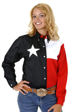 Load image into Gallery viewer, Roper Texas Flag Snap Long Sleeve - Women's Shirt
