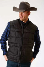 Load image into Gallery viewer, Roper 1473 Quilted Vest (Black) - Men's Vest (Closeout)