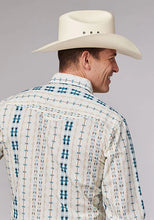 Load image into Gallery viewer, Roper 2001 Aztec Stripe (Cream) - Men's Western Shirt