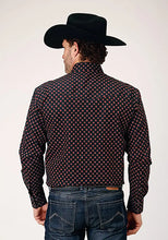 Load image into Gallery viewer, Roper Black Canyon Cottage Foulard (Black) - Men's Western Shirt