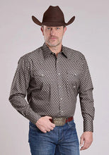 Load image into Gallery viewer, Roper 2594 Stretch Foulard (Grey) - Men's Western Shirt