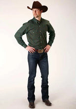 Load image into Gallery viewer, Roper 1376 Agave Foulard (Brown) - Men's Western Shirt