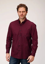 Load image into Gallery viewer, Roper 1847 Four Leaf Foulard (Red) - Men's Western Shirt