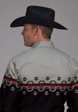 Load image into Gallery viewer, Roper 2118 Ombre Aztec (Black) - Men's Western Shirt