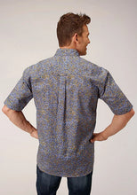 Load image into Gallery viewer, Roper 1556 Valley Paisley (Brown) - Men's Short Sleeve Shirt
