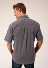 Load image into Gallery viewer, Roper 1559 Classic Geo (Blue) - Men's Short Sleeve Shirt