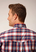 Load image into Gallery viewer, Roper 1553 Independence Plaid (Red) - Men's Short Sleeve Shirt