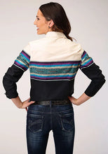 Load image into Gallery viewer, Roper 1296 Serape Border (Black) - Women's Western Shirt