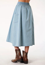 Load image into Gallery viewer, Roper 1789 Long Denim (Blue) - Women's Skirt