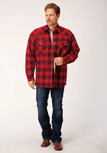 Load image into Gallery viewer, Roper 1637 Flannel (Red) - Men's Shirt Jacket