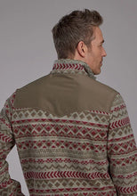 Load image into Gallery viewer, Roper 2321 Aztec (Olive) - Men's Fleece Pullover