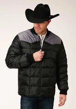 Load image into Gallery viewer, Roper 1473 Poly Filled (Grey/Black) - Men's Jacket