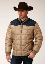 Load image into Gallery viewer, Roper 1473 Poly Filled (Navy/Khaki) - Men's Jacket