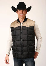 Load image into Gallery viewer, Roper 1473 Poly Filled (Tan/Black) - Men's Vest