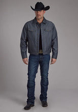 Load image into Gallery viewer, Roper 2252 Denim Look (Blue) - Men's Softshell Jacket