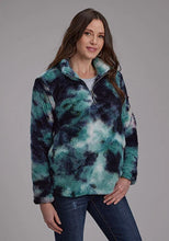Load image into Gallery viewer, Roper 2260 Tie Dye (Blue) - Women's Fleece Pullover