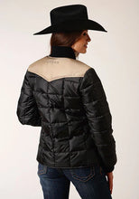 Load image into Gallery viewer, Roper 1473 Quilted Poly (Khaki/Black) - Women's Jacket