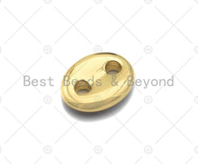 Load image into Gallery viewer, Colorful Enamel Oval Puffy Link Pendant Charm, Sku#LK222