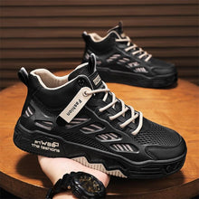Load image into Gallery viewer, Women's Breathable Mesh High-Top Chunky Sole Sneakers - Korean Fashion Casual Shoes