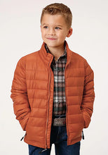 Load image into Gallery viewer, Roper Boy's Lightweigth Puffer Coat (Rust) - Children's Jacket